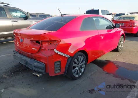 2012 Kia Forte Koup Sx z USA, uszkodzony, nr VIN KNAFW6A39C5603862